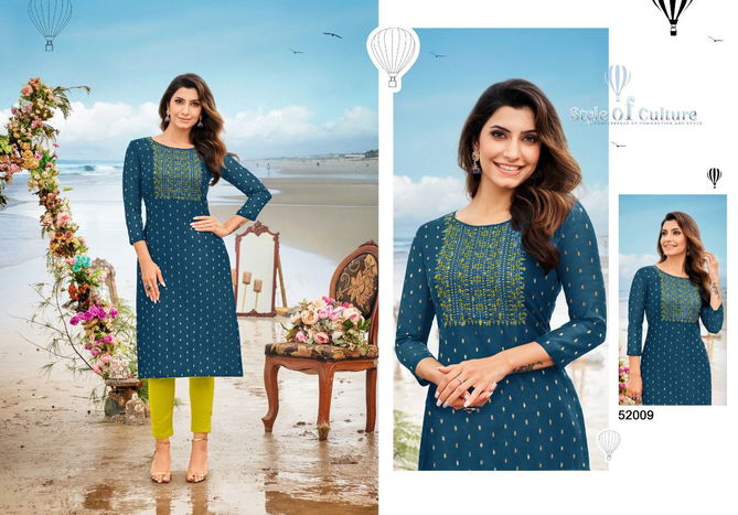 Kapil Trendz Amory 7 Embroidery Wholesale Kurti Collection